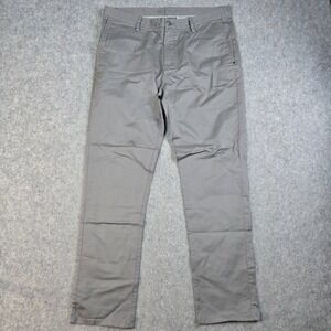 Vuori Collins Chino Pants Mens 36x30 Gray Stretch Cotton Twill Office V433
